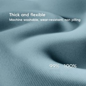 Blackout Thick Curtain Ring Type - Sky Blue - Image 7