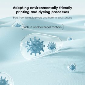 Blackout Thick Curtain Ring Type - Sky Blue - Image 8