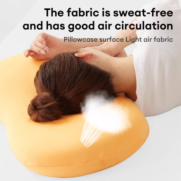 Memory Foam Nap Small Pillow Student Sleeping Pillow Office Lunch Break Lying Down Artifact Seat Pillow - Yellow