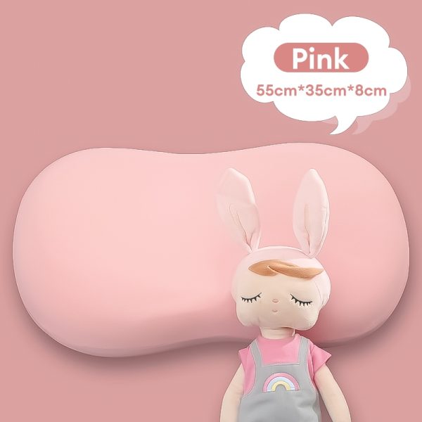Memory Foam Nap Small Pillow Student Sleeping Pillow Office Lunch Break Lying Down Artifact Seat Pillow - Pink