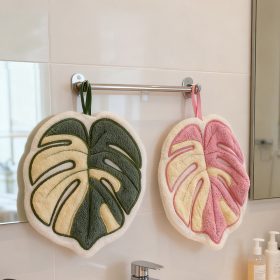 Hot Plant Style Kitchen Towel Hand Absorbent Cleaning Accessories Bathroom Thickened Hanging - Style 1 - Image 6