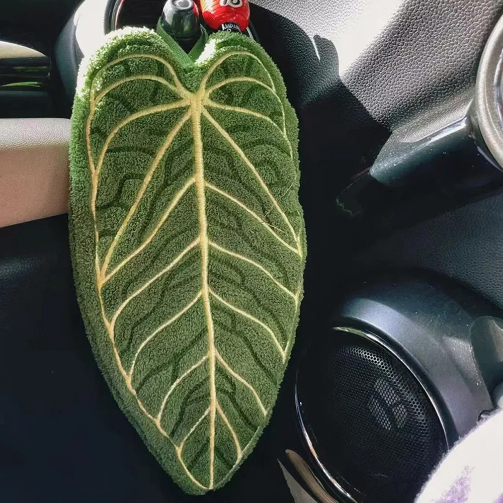 Hot Plant Style Kitchen Towel Hand Absorbent Cleaning Accessories Bathroom Thickened Hanging - Style 1 - Image 12