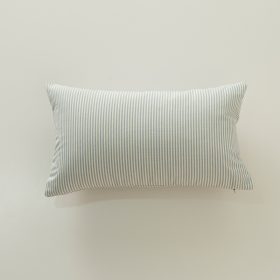 30x50cm all-match blue-gray series polyester cotton plaid pillowcase - stripe - Image 1