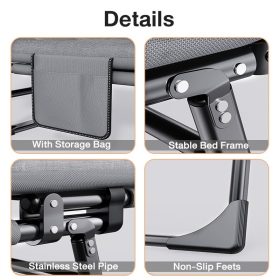 180*60*30cm Foldable Outdoor Single Camping Bed - Image 10