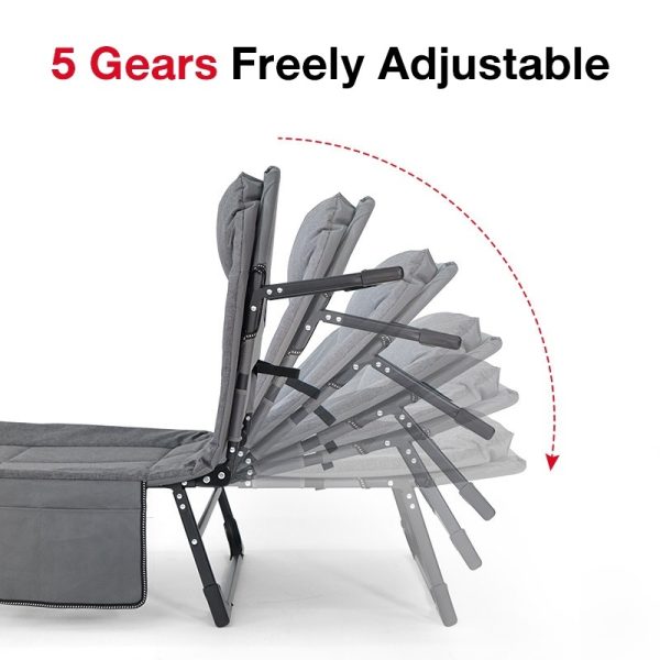 180*60*30cm Foldable Outdoor Single Camping Bed