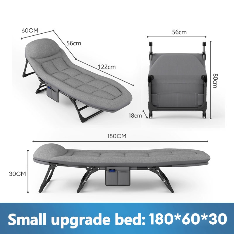 180*60*30cm Foldable Outdoor Single Camping Bed - Image 1