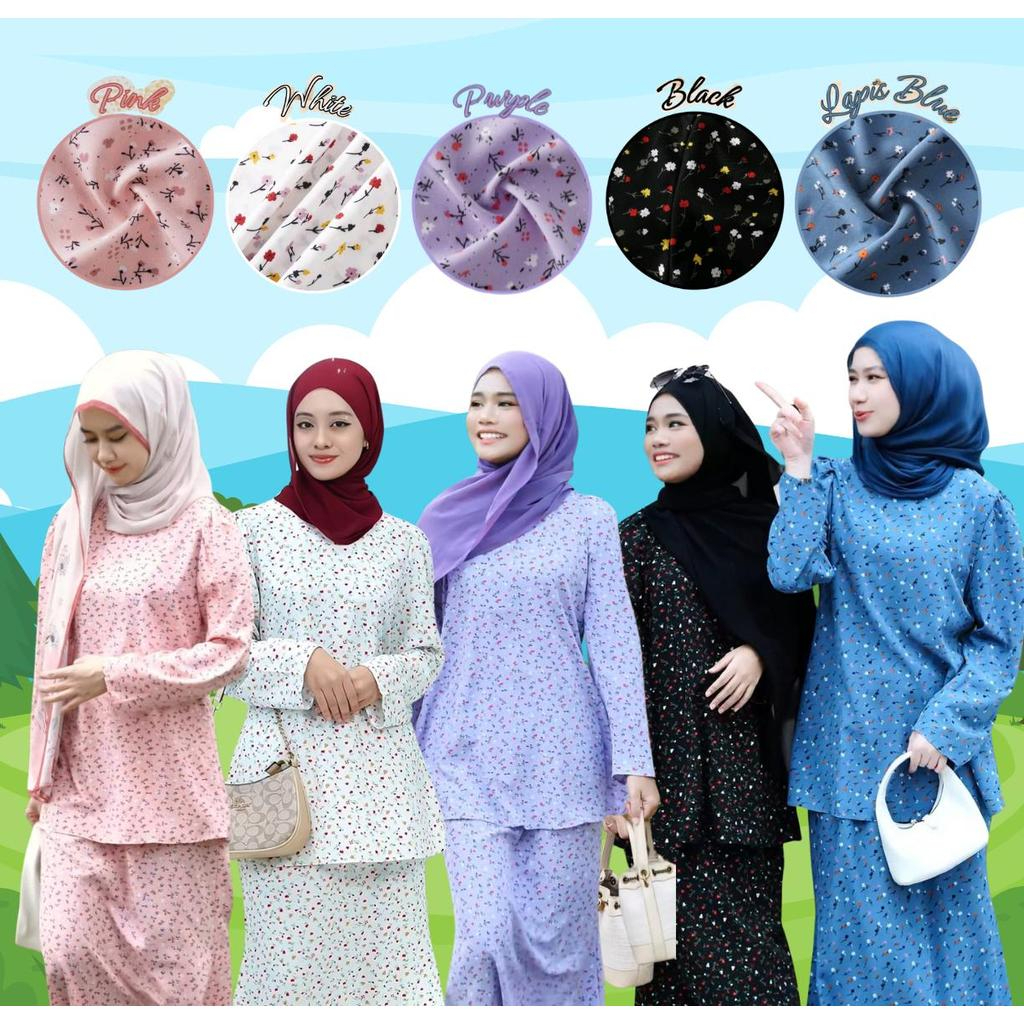 Set Pakaian Wanita Harian Elegan Kombo Baju + Skirt Muslimah Ironless - Pink - Image 3