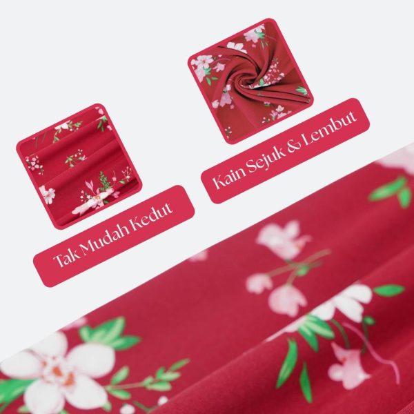 Set Pakaian Wanita Kombo Baju + Skirt Muslimah Ironless - Grey