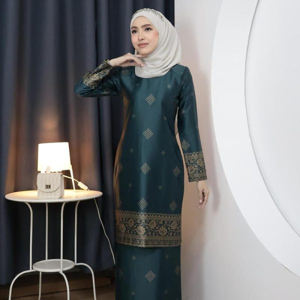 Kurung Brokat Premium, Beatrice Clothing Set Wanita - SG2523