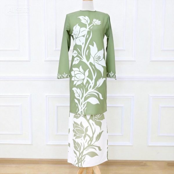 Set Baju Kurung Modern Printed - SFAA8-JSG100