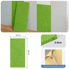 60*30cm Acoustic Panel Professional Acoustic Sound proof Panels Noise Absorbing Home Decor - Plum Green - Image 1