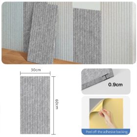 60*30cm Acoustic Panel Professional Acoustic Sound proof Panels Noise Absorbing Home Decor - African Grey - Image 1