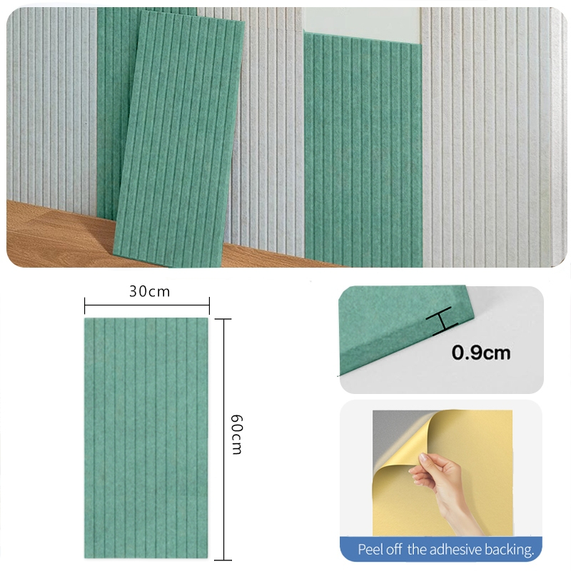 60*30cm Acoustic Panel Professional Acoustic Sound proof Panels Noise Absorbing Home Decor - Turquoise Green - Image 1