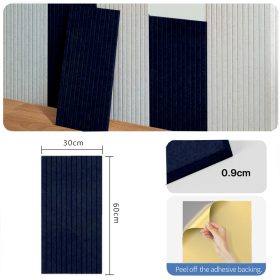 60*30cm Acoustic Panel Professional Acoustic Sound proof Panels Noise Absorbing Home Decor - Starry Blue - Image 1