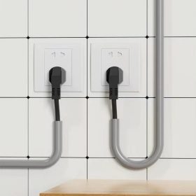 Self-Adhesive Raceway Wall Cord Duct Cover Cable Duct/Trough PVC Surface-Mounted Ground Trunking Floor Trunking - wide arch white - Image 4