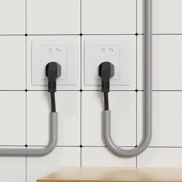 Self-Adhesive Raceway Wall Cord Duct Cover Cable Duct/Trough PVC Surface-Mounted Ground Trunking Floor Trunking - wide arch white