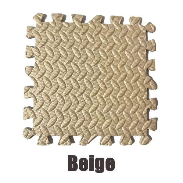 Puzzle Mat Gym Mat Baby Gym Playmat Exercise EVA Foam Puzzle Playmat Crawling Floor Mat - Beige