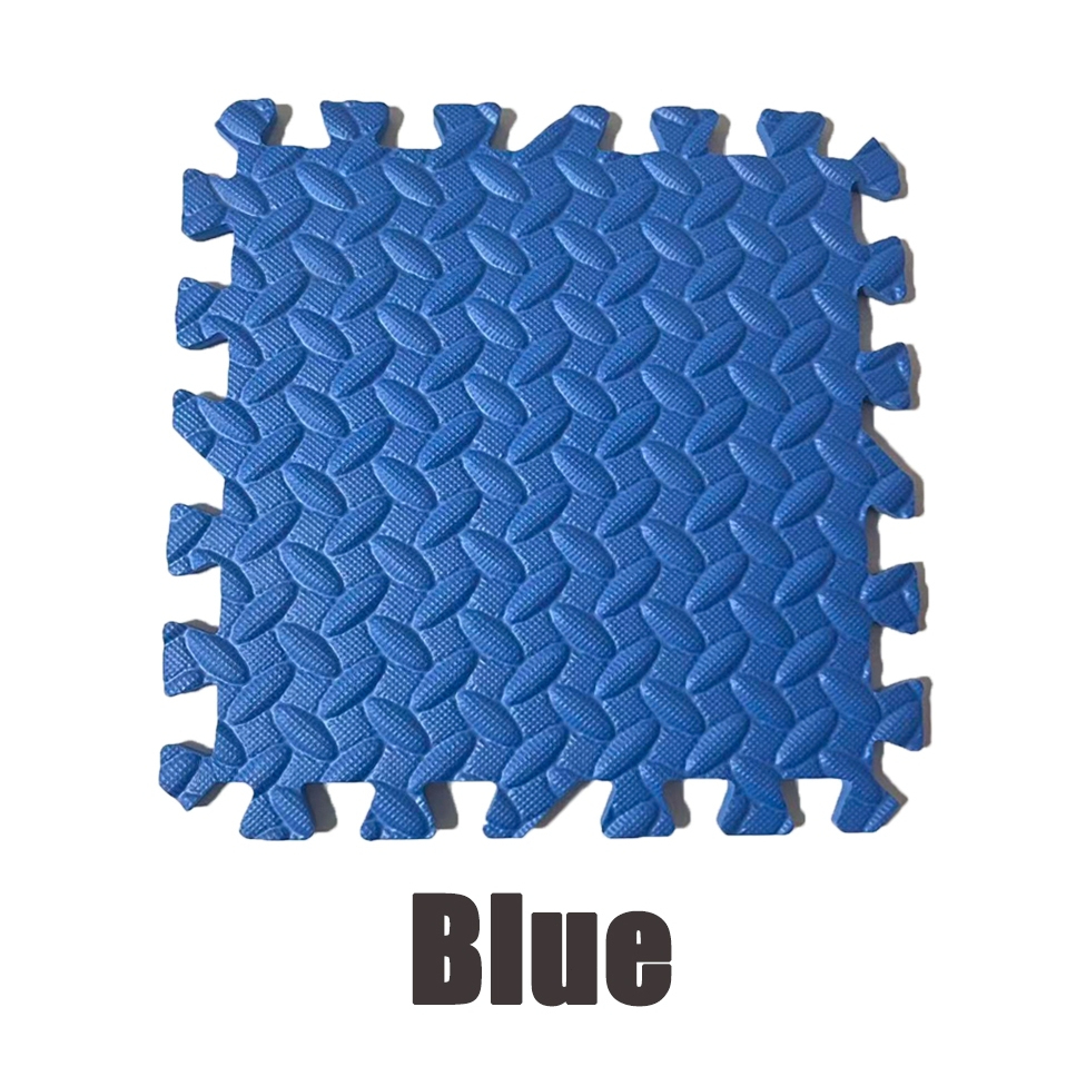 Puzzle Mat Gym Mat Baby Gym Playmat Exercise EVA Foam Puzzle Playmat Crawling Floor Mat - Blue - Image 1