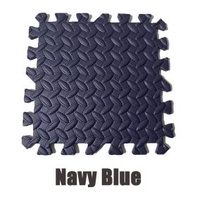 Puzzle Mat Gym Mat Baby Gym Playmat Exercise EVA Foam Puzzle Playmat Crawling Floor Mat - Navy Blue