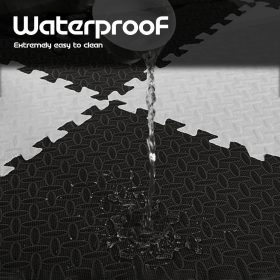 Puzzle Mat Gym Mat Baby Gym Playmat Exercise EVA Foam Puzzle Playmat Crawling Floor Mat - Navy Blue - Image 7