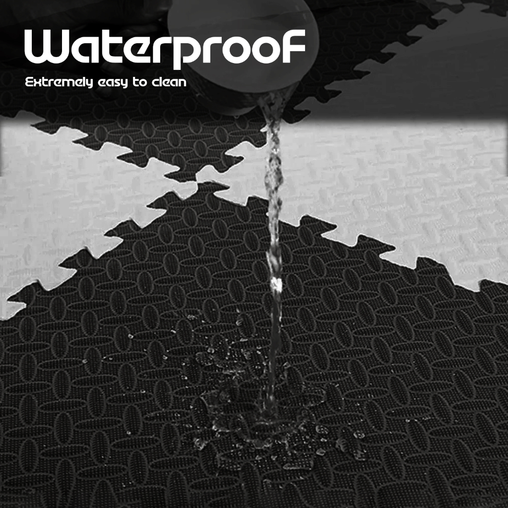 Puzzle Mat Gym Mat Baby Gym Playmat Exercise EVA Foam Puzzle Playmat Crawling Floor Mat - Navy Blue - Image 7