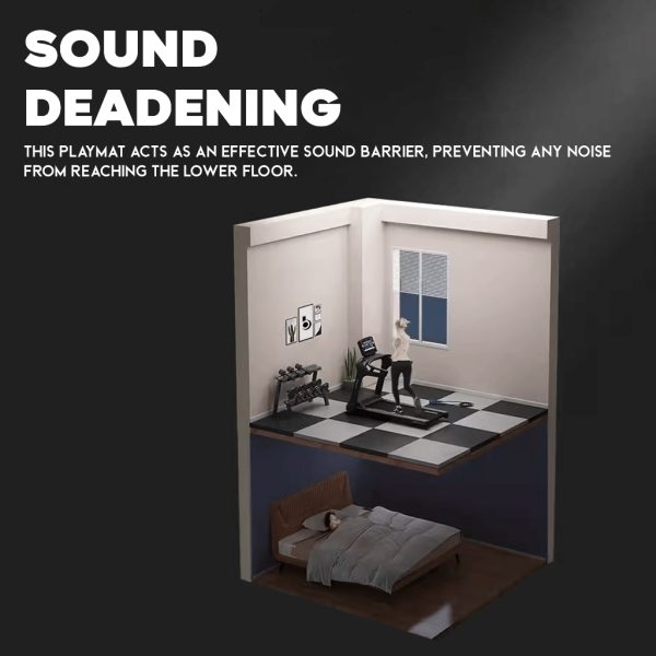 Puzzle Mat Gym Mat Baby Gym Playmat Exercise EVA Foam Puzzle Playmat Crawling Floor Mat - Beige