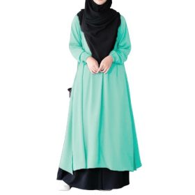 Blouse Haifza Kain Cey Italian Crepe - Apple Green - Image 1