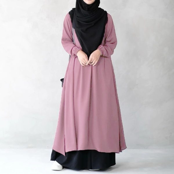 Blouse Haifza Kain Cey Italian Crepe - Pink Blachen