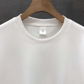 Men Round Neck Long Sleeve Style Street Wear Trend Loose Sweater - Black - Image 4