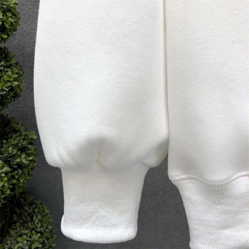 Men Round Neck Long Sleeve Style Street Wear Trend Loose Sweater - Black - Image 5