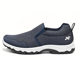 Men shoes jogging sneakers men - Grey/Blue s1507/507 - Image 1