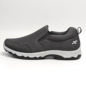 Men shoes jogging sneakers men - Grey/Grey s1612/1507 - Image 1