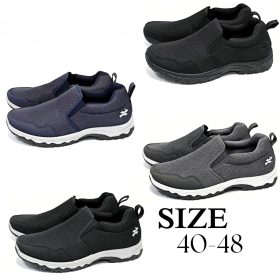 Men shoes jogging sneakers men - Grey/Grey s1612/1507 - Image 9