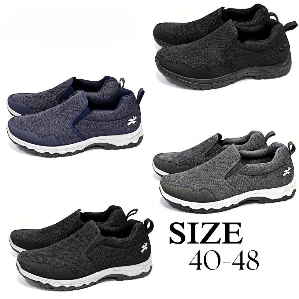 Men shoes jogging sneakers men - Grey/Grey s1612/1507 - Image 9