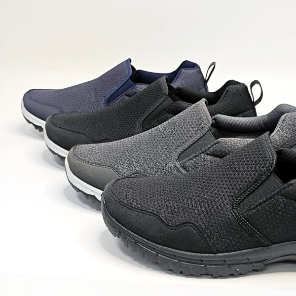 Men shoes jogging sneakers men - Grey/Grey s1612/1507