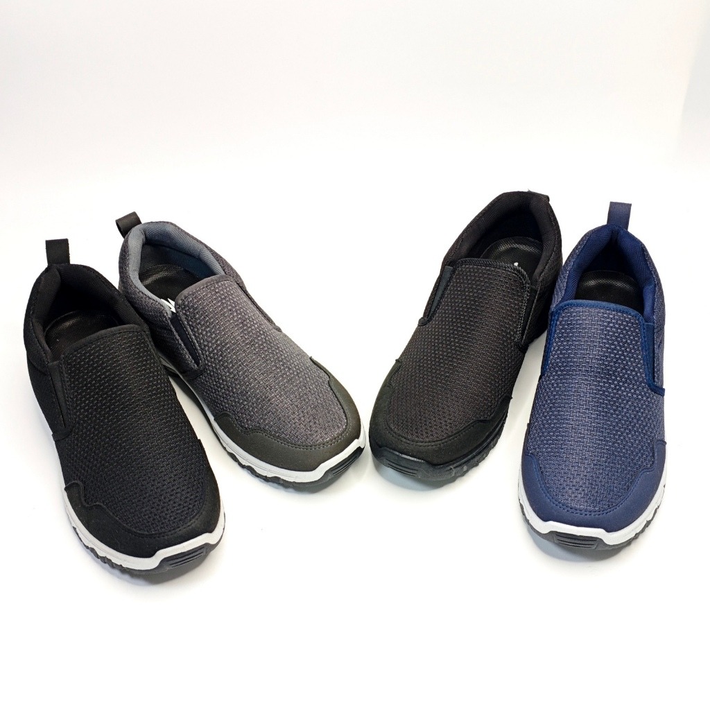 Men shoes jogging sneakers men - Grey/Grey s1612/1507 - Image 8