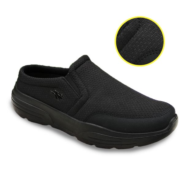 Casual Jogging Sport Shoes Sneakers Breathable & Soft - Black SA821-1