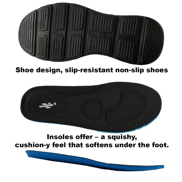 Casual Jogging Sport Shoes Sneakers Breathable & Soft - Black SA821-1