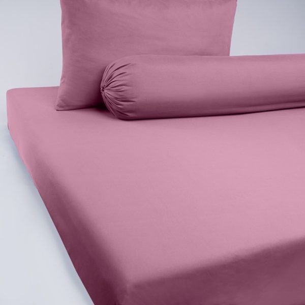 Lyfe Rio Plain Touch Series Bed Linen Microfiber Bedsheet - Blush