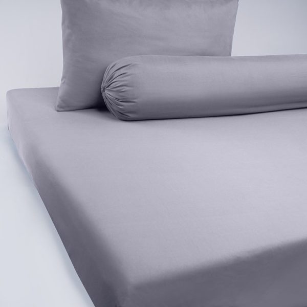 Lyfe Rio Plain Touch Series Bed Linen Microfiber Bedsheet - Opal Grey