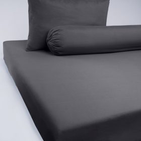 Lyfe Venice Plain Series Premium Bed Linen Bedsheet - Charcoal