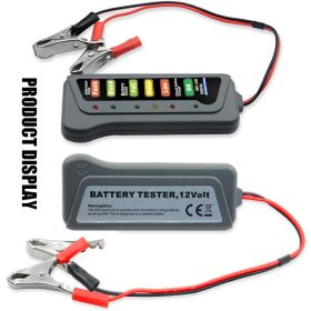 12V Car Battery Tester Digital Alternator 6 LED Lights Display Diagnostic Tool - Image 2