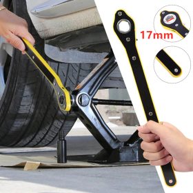 Car Scissor Jack Ratchet Wrench Garage Tire Wheel Lug Labor-saving Wrench Handle Repair Tool - Hexagon Wrench
