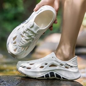 Stride Wing Men's Casual Sports Shoes, Suitable For Outdoor Activities Quick Dry EVA Material - White - Image 7