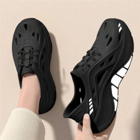 Stride Wing Men's Casual Sports Shoes, Suitable For Outdoor Activities Quick Dry EVA Material - Black - Image 7