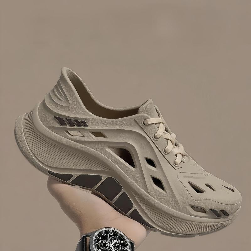 Stride Wing Men's Casual Sports Shoes, Suitable For Outdoor Activities Quick Dry EVA Material - Khaki - Image 4