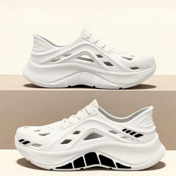 Stride Wing Men's Casual Sports Shoes, Suitable For Outdoor Activities Quick Dry EVA Material - White