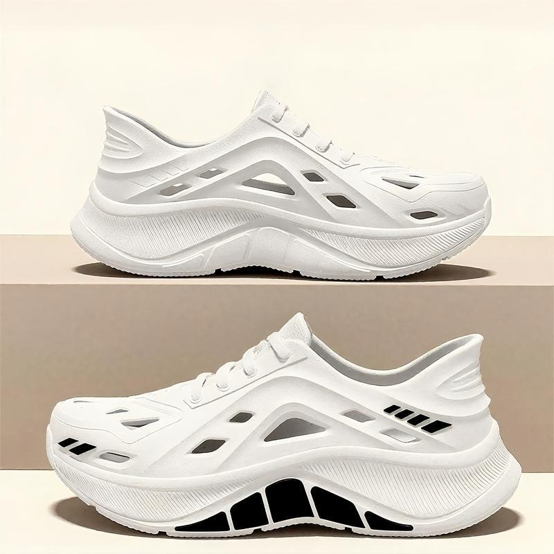 Stride Wing Men's Casual Sports Shoes, Suitable For Outdoor Activities Quick Dry EVA Material - White - Image 3
