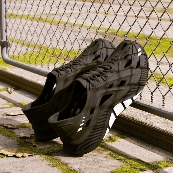 Stride Wing Men's Casual Sports Shoes, Suitable For Outdoor Activities Quick Dry EVA Material - Black