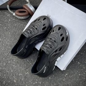 Stride Wing Men's Casual Sports Shoes, Suitable For Outdoor Activities Quick Dry EVA Material - Black - Image 8
